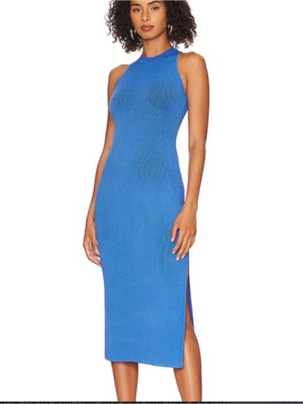 Bailey 44 llios Sleeveless Ribbed Midi Sweater Dress Size M